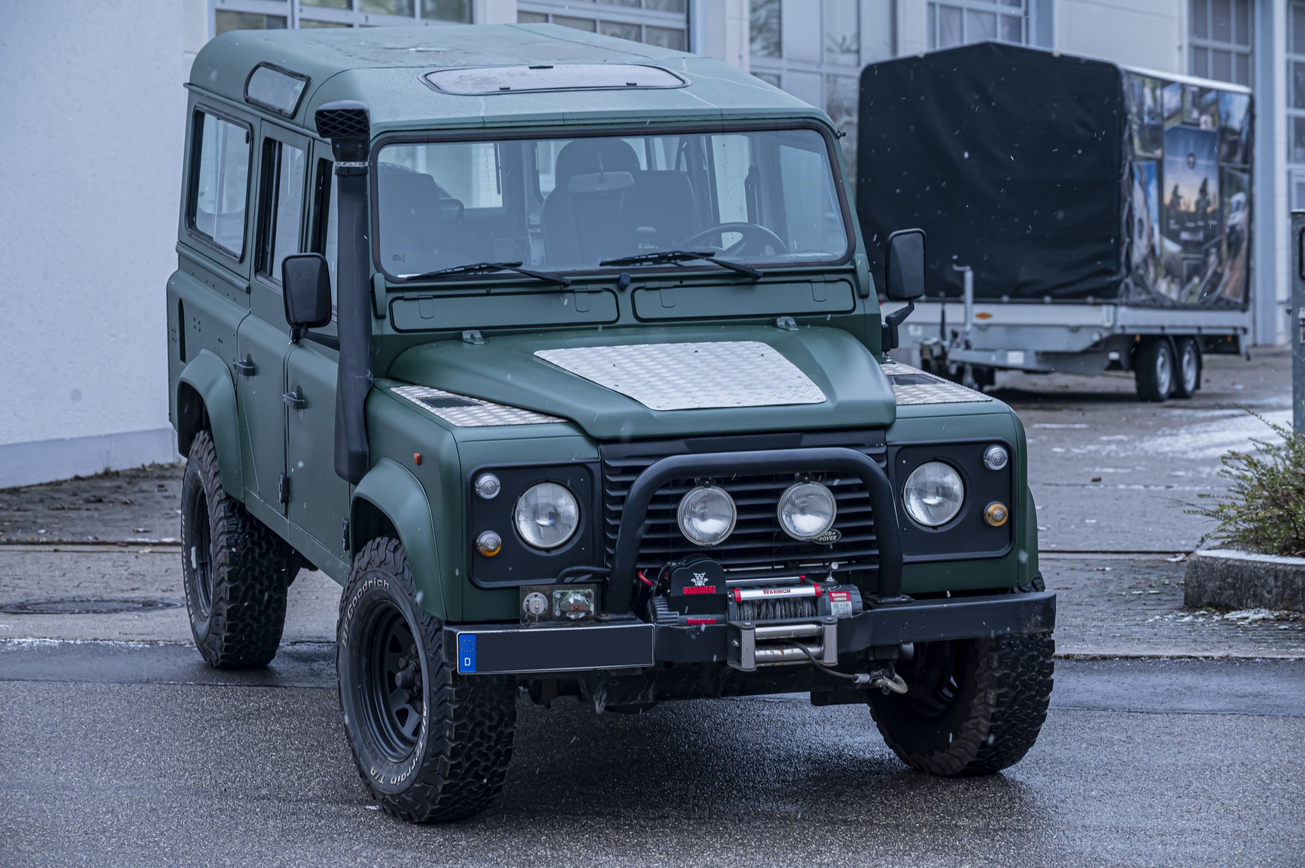 Land Rover Defender Tdi vor der Restaurierung